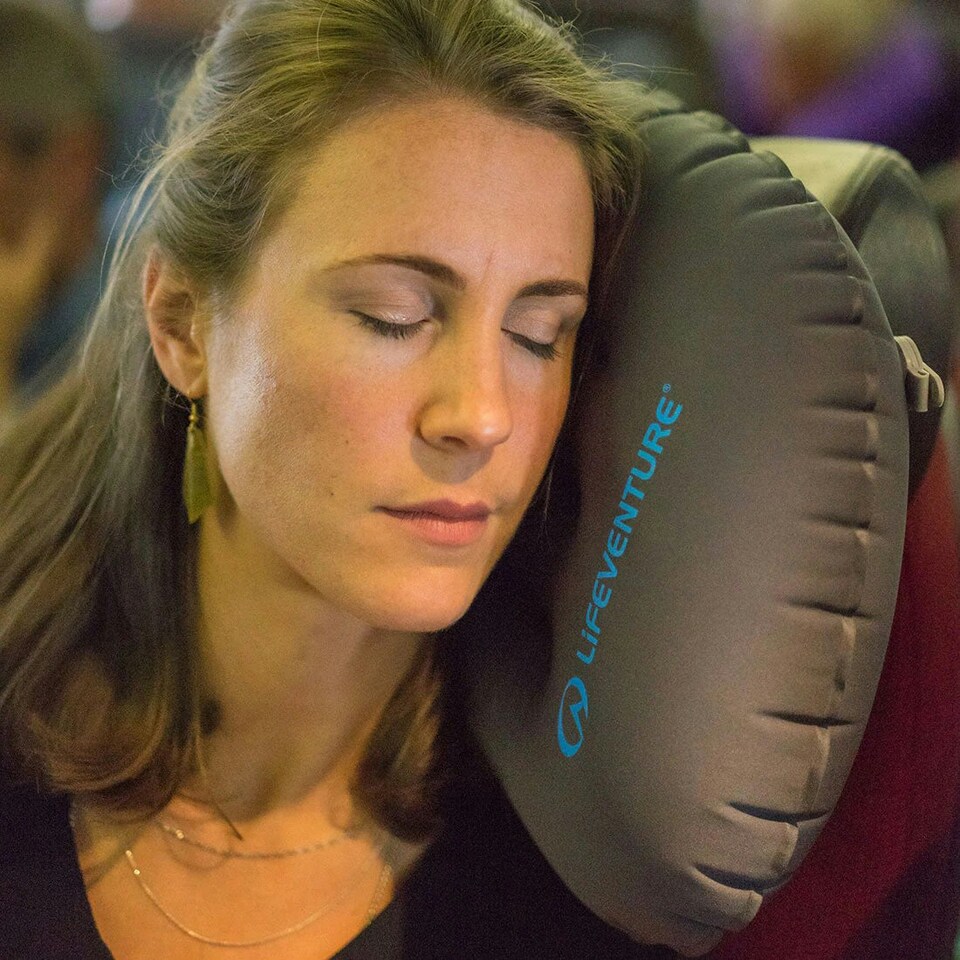 image 1 of Lifeventure Inflatable Blow Up Travel Pillow