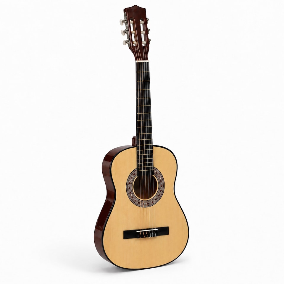 image 1 of 34 Inch Half Size 6 String Classical Acoustic Guitar | Brown