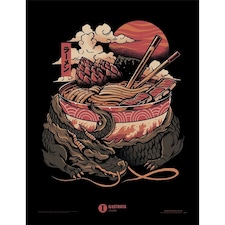 ILUSTRATA (DRAGONS RAMEN) COLLECTOR PRINT (FRAMED) - ILUSTRATA