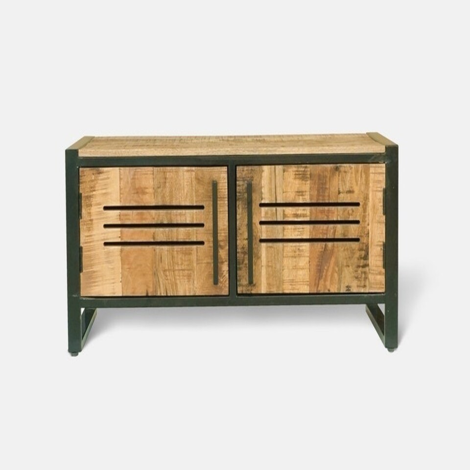 image 1 of Frais Range Coffee Table - Mango Wood - L50 x W100 x H40 cm - PP Sawn Finish - Assembly Required Brown