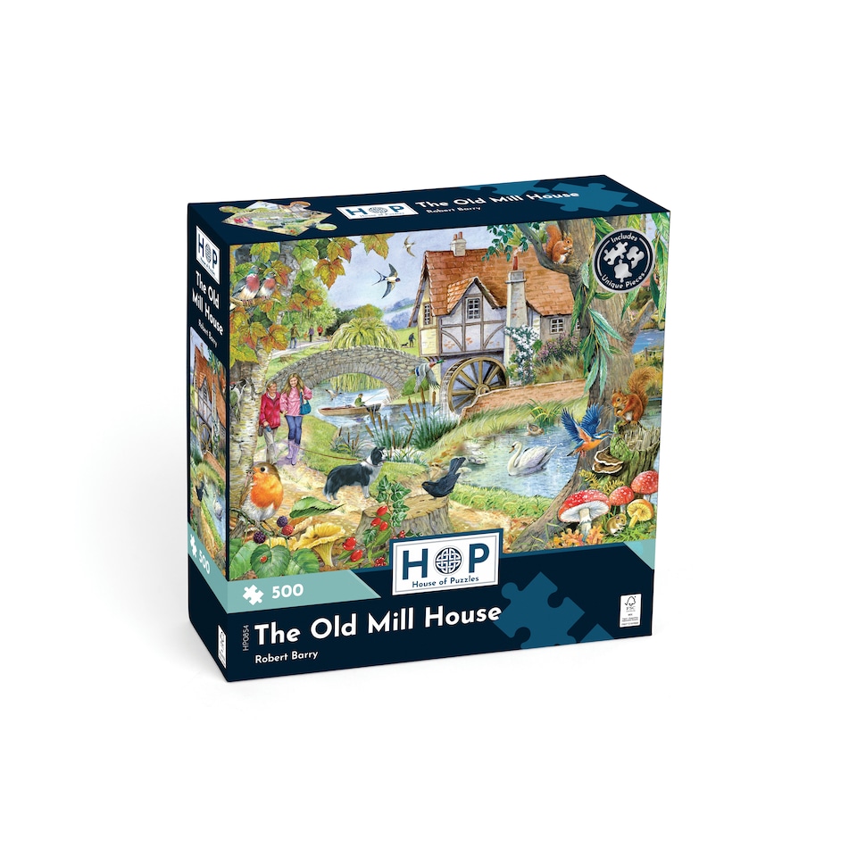 image 1 of The Old Mill House - 500 Piece Jigsaw Puzzle