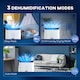 image 4 of HOMCOM 20L/Day Portable Quiet Dehumidifier for Home, Electric Air De-Humidifier
