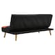 image 3 of Living and Home 3-Seater Multicolour Checkered Sofa Bed | Multi | Three Seater