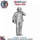 image 2 of Trackside Unpainted Figures Spectator Gentlemen x 3 Scenery Set 131 1:32 Wasp