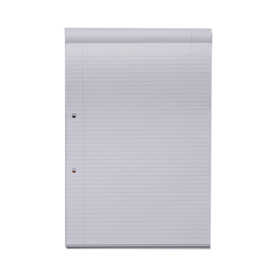 image 1 of Rhino A4 80 Leaf 6mm Lined with Margin Refill Pad
