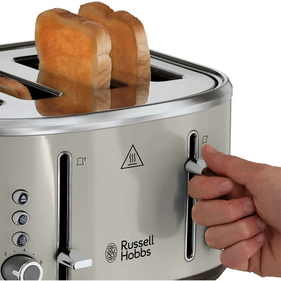 image 1 of Russell Hobbs Stylevia 4 Slice Toaster - Mocha 26293