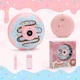 image 3 of Donut Bubble Camera for Kids - Automatic Bubble Gun with Lights and Music - Fun Outdoor Bubble Machine for Birthdays and Parties (Blue & Pink)