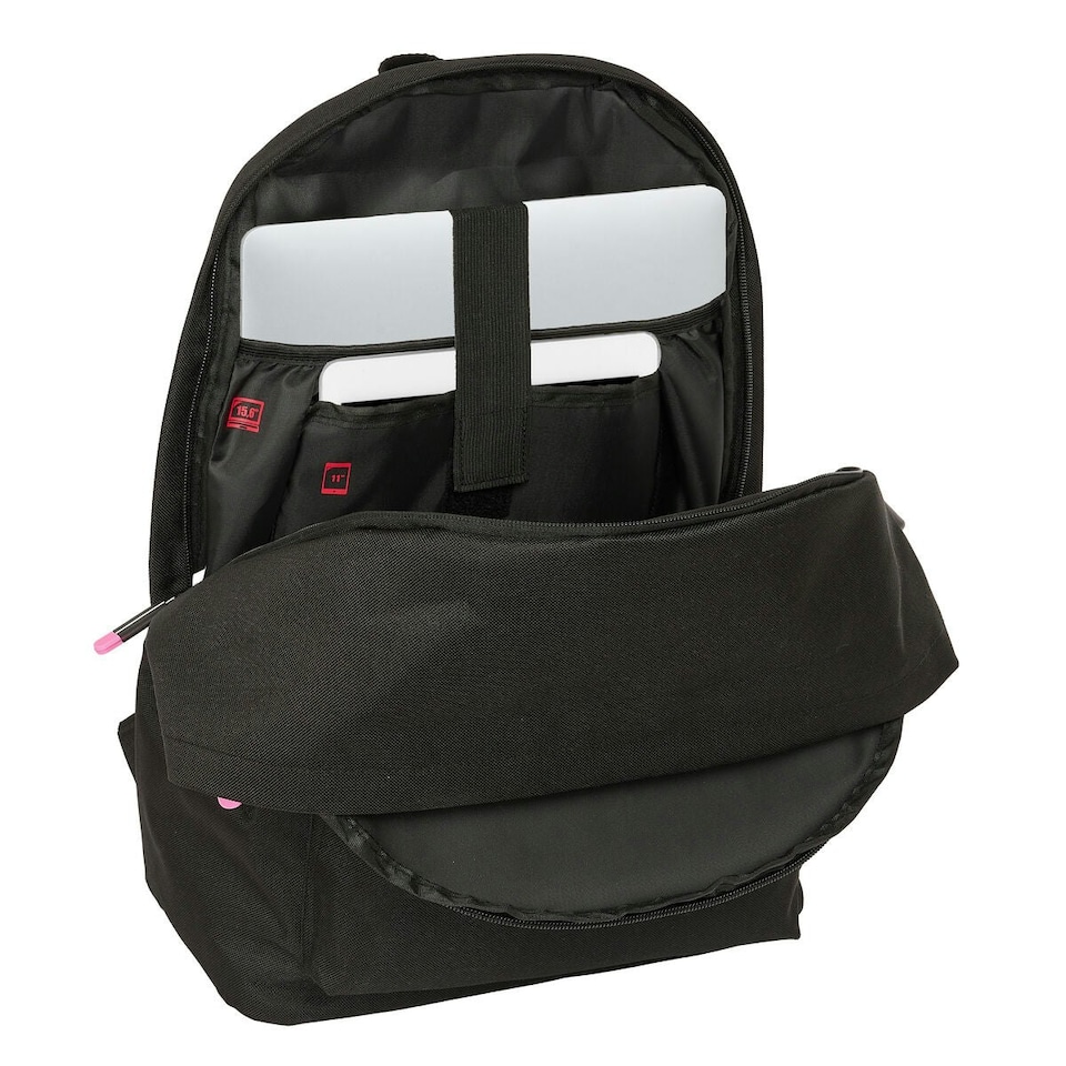 image 1 of Rucksack for Laptop and Tablet with USB Output Kings League +usb kings league Black 31 x 44 x 18 cm N/A | N/A | One Size