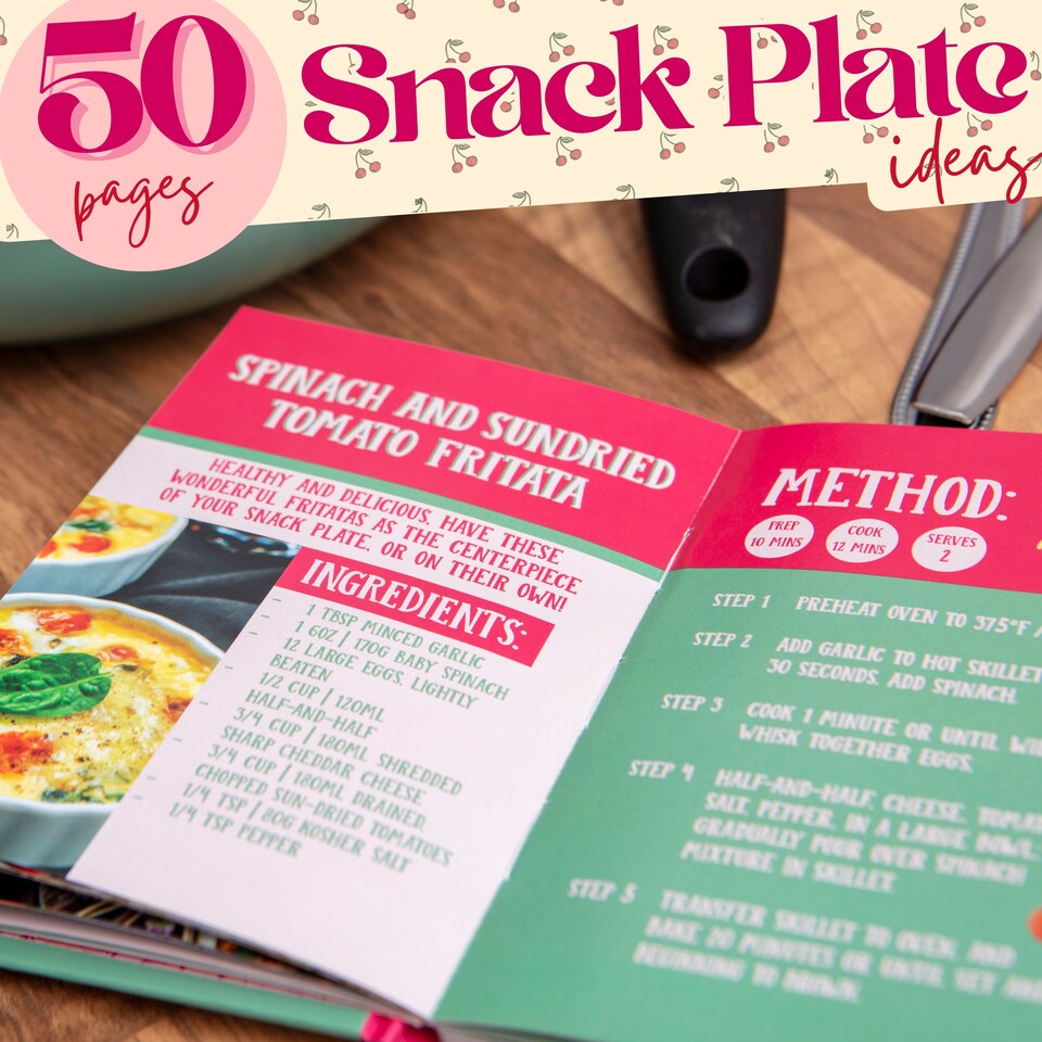 image 1 of Girl Dinner - 50 Snack Plate Ideas Recipe Book