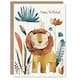 image 1 of Cute Safari Jungle Plants Illustration Girl Daughter Son Birthday Card