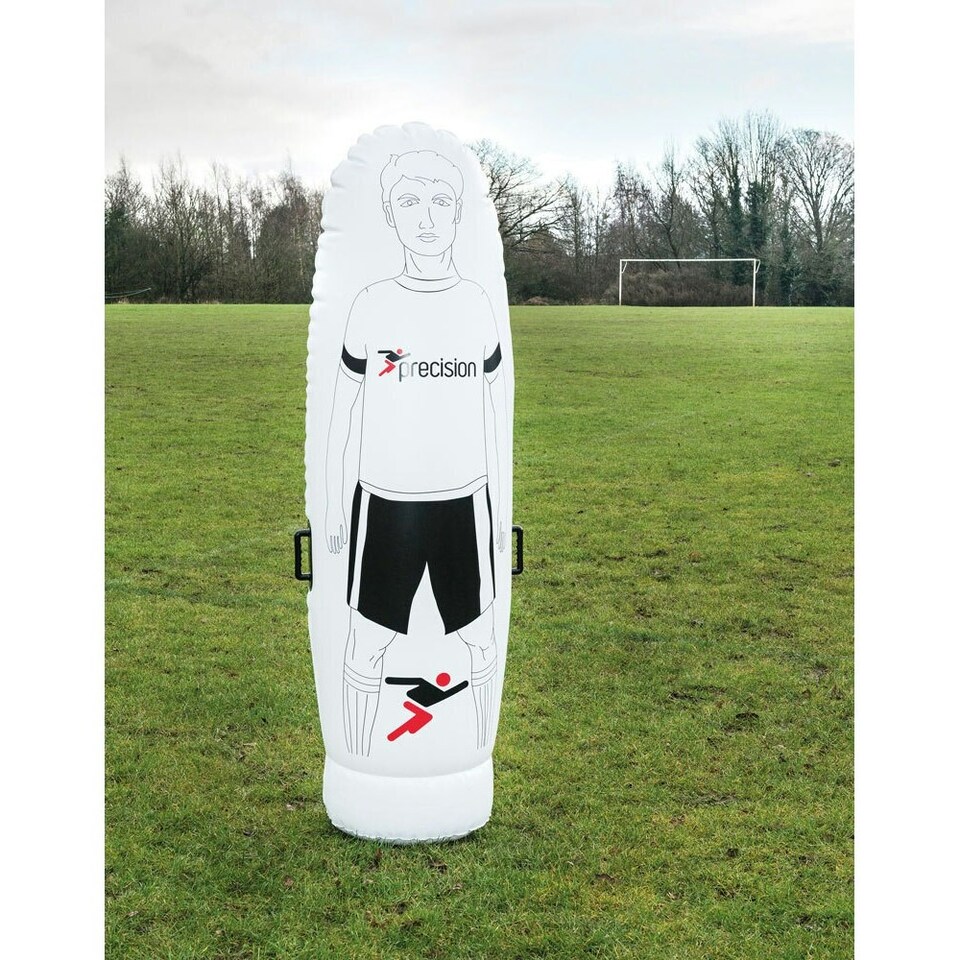 image 1 of Precision Unisex Adult Inflatable Mannequin - White/Black - 200cm