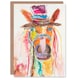image 1 of Hippie Horse Hat Fun Colourful Child Painting Birthday Card