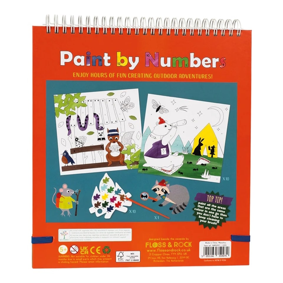 image 1 of Floss & Rock Paint by Numbers Set - Adventure | Multi | 1