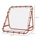 image 7 of HOMCOM Rebounder Net Kids Adults Football Training Aid Adjustable Red