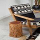 image 4 of Interiors by Premier Cefena Textured Lounge Chair Brown