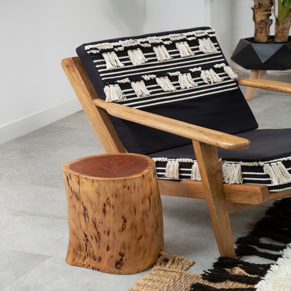 image 1 of Interiors by Premier Cefena Textured Lounge Chair Brown