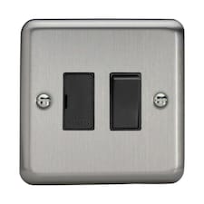 Varilight Fused Spur 2-Gang 13A Double Pole Switched Socket