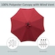 image 6 of Outsunny 24 LED Solar Powered Parasol Umbrella Garden Tilt Outdoor String Light