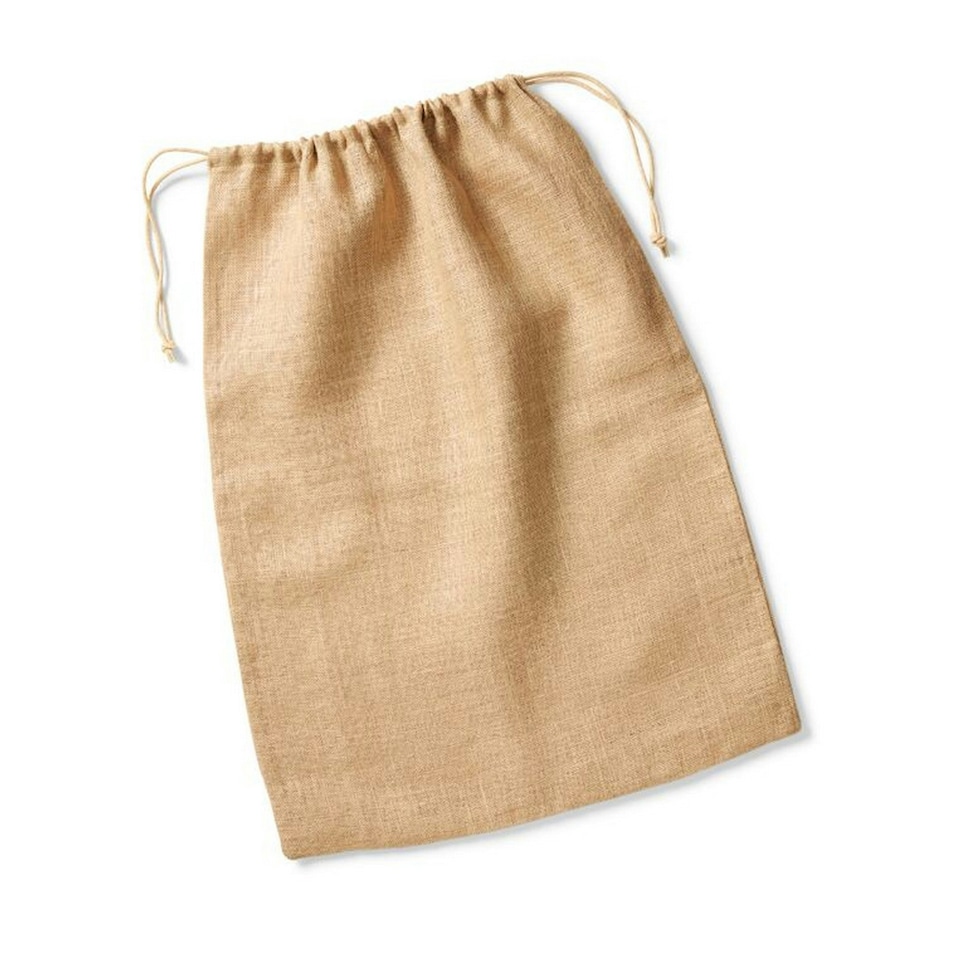 image 1 of Westford Mill Jute Stuff Bag - Natural - XXS (UTBC4868) Cream