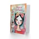 image 2 of Cat Lover Lady Party Hat Cute Floral Portrait Her Birthday Card
