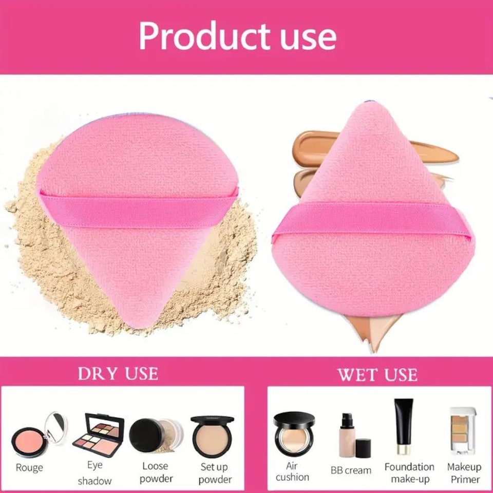 image 1 of Pink 40pc Makeup Kit - Complete Set with Soft Brushes Beauty Blender & More | Pink | 40