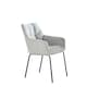 image 1 of Set of 2 Maranello Fabric Dining Chairs - Beige