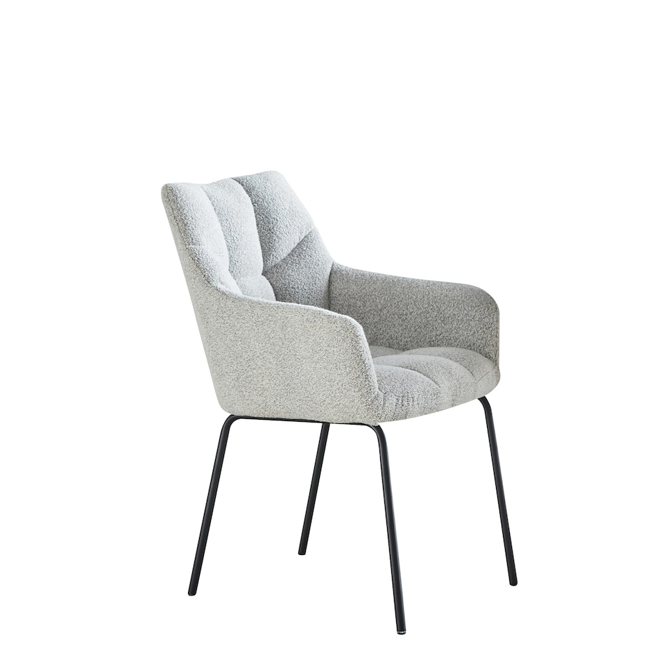 image 1 of Set of 2 Maranello Fabric Dining Chairs - Beige