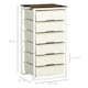 image 3 of HOMCOM Chest of Drawers, 6 Drawer Unit Storage Chest Bedroom