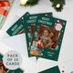 image 6 of Personalised Photo Upload Pack of 10 Santa Christmas Cards