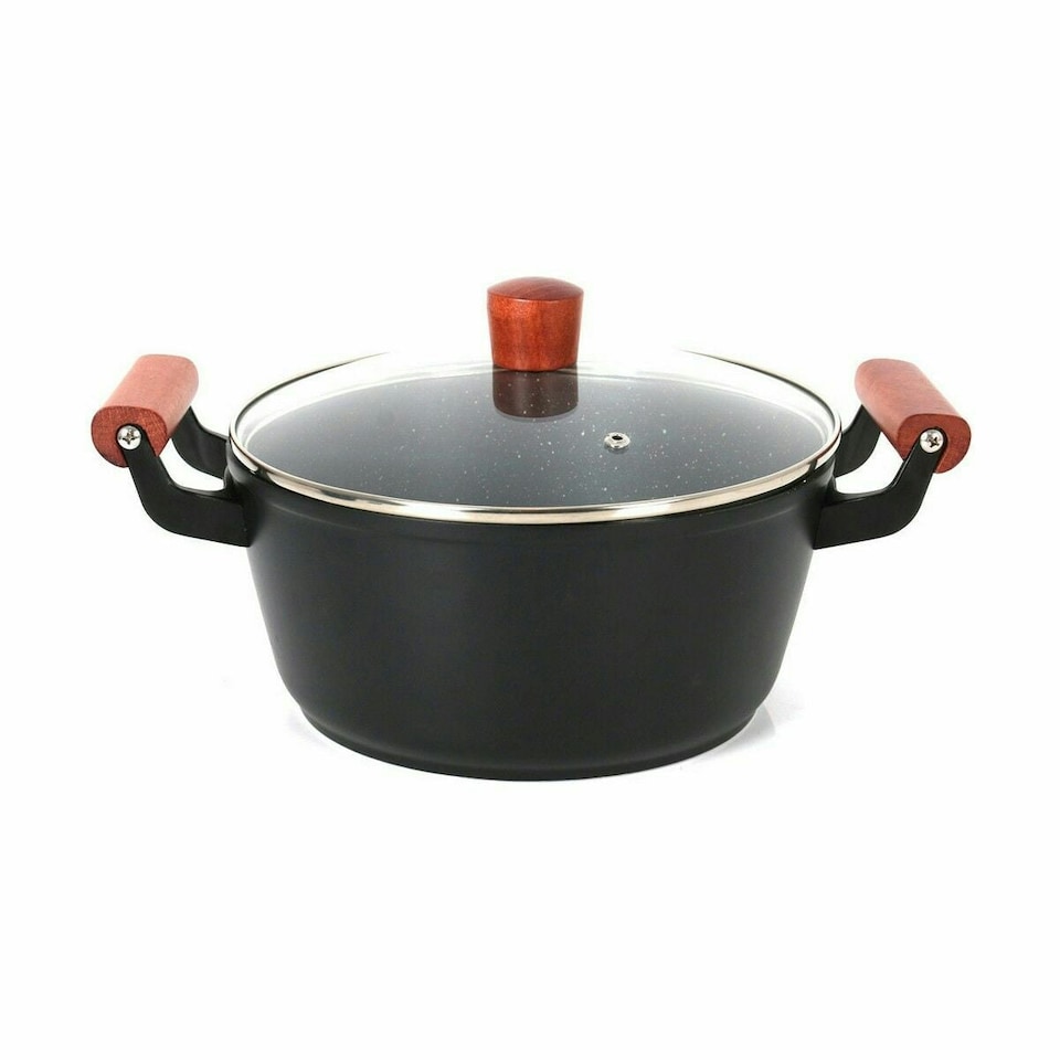 image 1 of Casserole with glass lid Quttin Doha 34 X 24 X 13 CM (4 Units) N/A