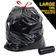 image 8 of GEEZY Large Bin Bags Heavy Duty Refuse Sacks 130L Black 10 Pack x1