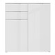 image 2 of Sienna Chest of Drawers in White/White High Gloss