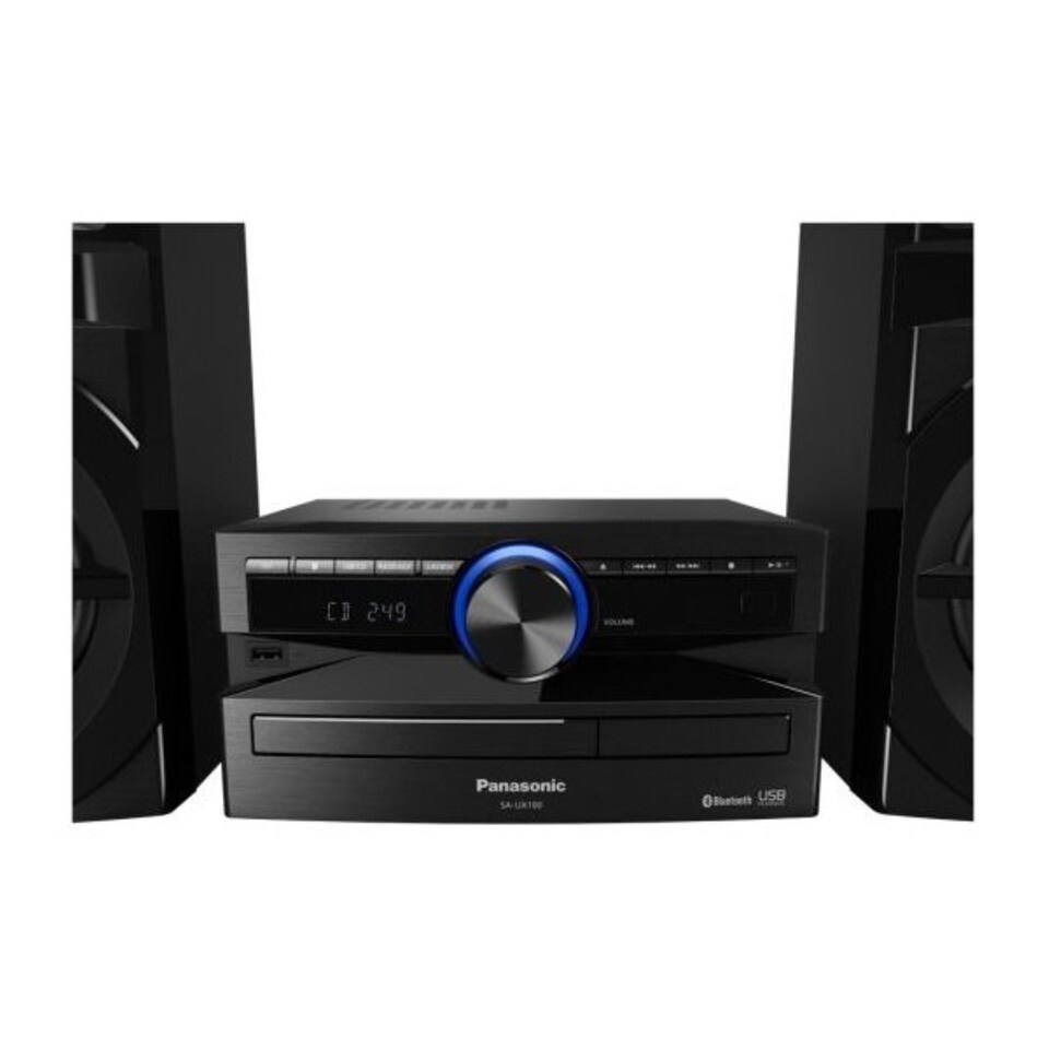 image 1 of Panasonic SC-UX100E-K Mini Hi-Fi System 300W with Bluetooth