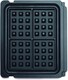 image 1 of Sage The No-mess Waffle Plates, Quick Release Non-Stick Waffle Plates for The BBQ & Press Grill SGR700, Black