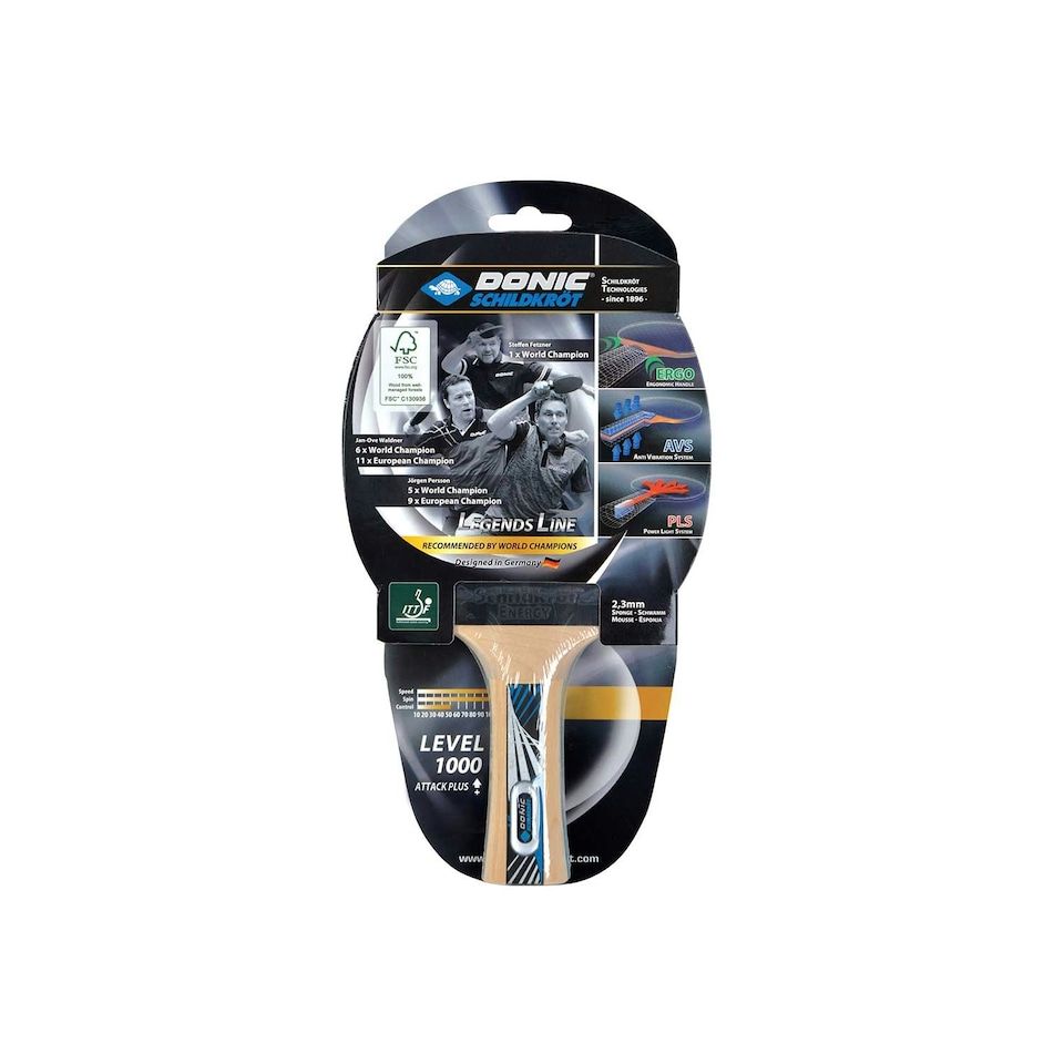image 1 of Legends 1000 FSC Table Tennis Paddle