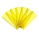 image 1 of Pack of 8 Yellow 191x70mm Dyslexia Overlay Reading Rulers  - PET Material, Rounded Corners | Yellow | Yellow