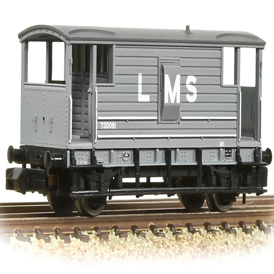 Graham Farish 20t Brake Van LMS Grey