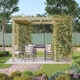 image 4 of Panel Pergola - Wood - L300 x W480 cm - Light Green