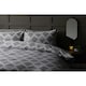 image 2 of Belledorm Maddox Chevron Duvet Cover Set - Grey - Superking