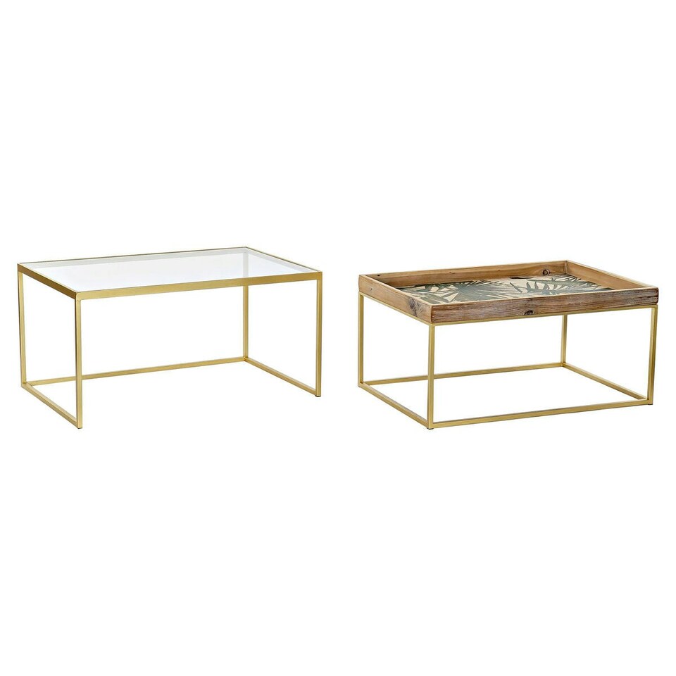 image 1 of Centre Table DKD Home Decor Golden Natural 90 x 60 x 45 cm N/A