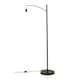 image 3 of ValueLights Preto Black Curve Floor Lamp