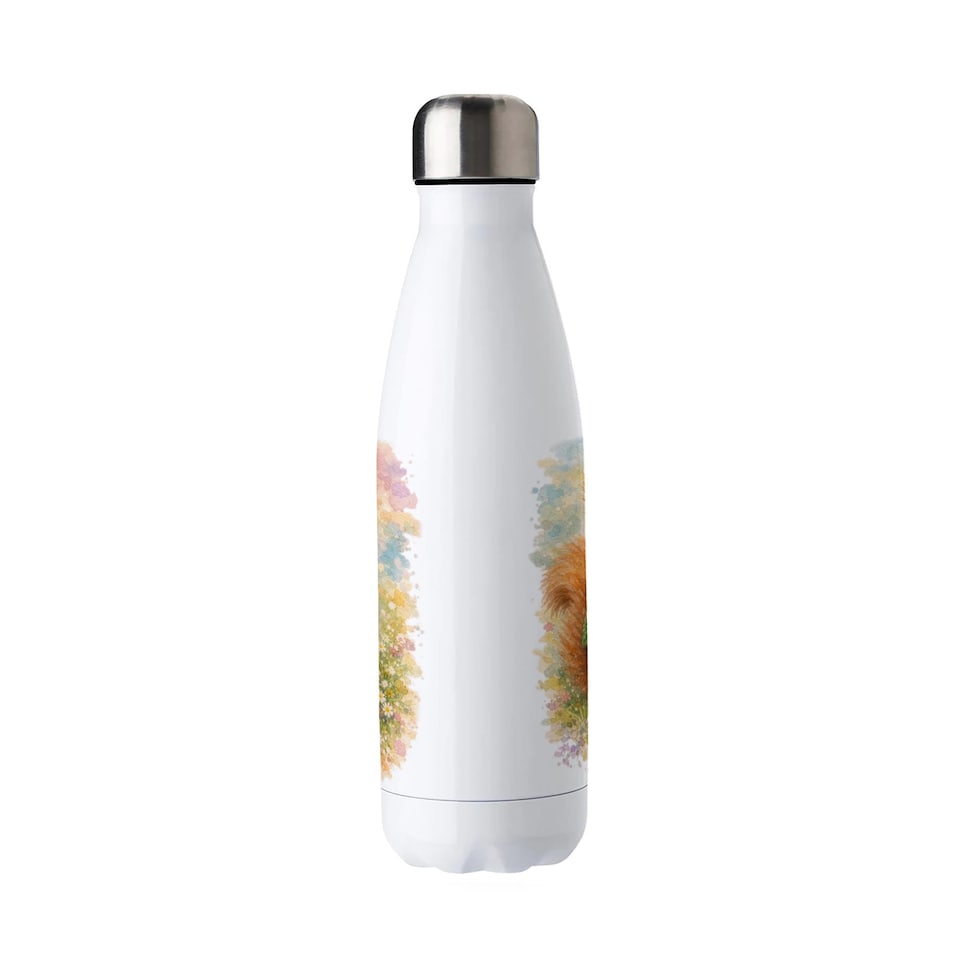 image 1 of Fuzzy Squirrel Reusable Metal Water Bottle