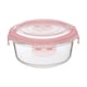 image 3 of Interiors by Premier 620ml Round Food Storage Container, BPA-Free PP Pink Lid Kitchen Food Storage Container, Food Containers