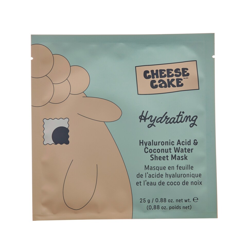 image 1 of Cheesecake Face Time Assorted Sheet Mask Set of 5