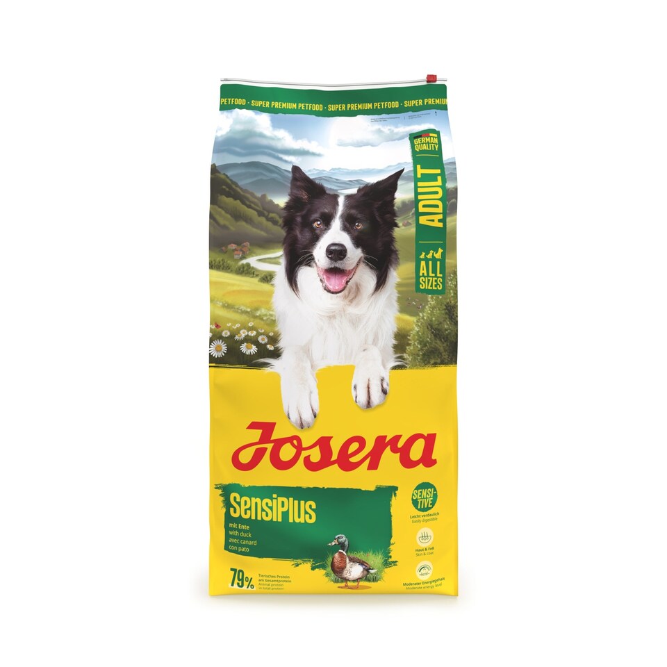 image 1 of Josera Adult SensiPlus complete dog food | Highly digestible | Moderate energy | Sensitive digestion | All sizes | Skin & Coat | Gluten-free | 12.5kg