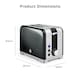 image 5 of Swan Solace Graphite 2 Slice Toaster
