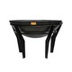 image 8 of Outdoor Metal Kendal Firebowl on Stand in Black