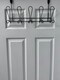 image 2 of Showerdrape Lyrical Black Over Door Storage Hooks