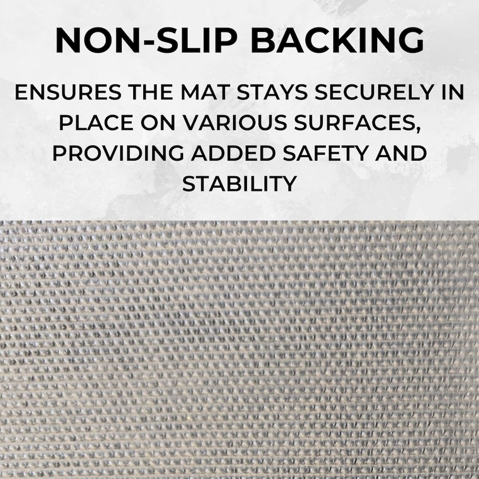 image 1 of Heavy Duty Rubber Scraper Door Mat - 8mm - 140cm x 85cm