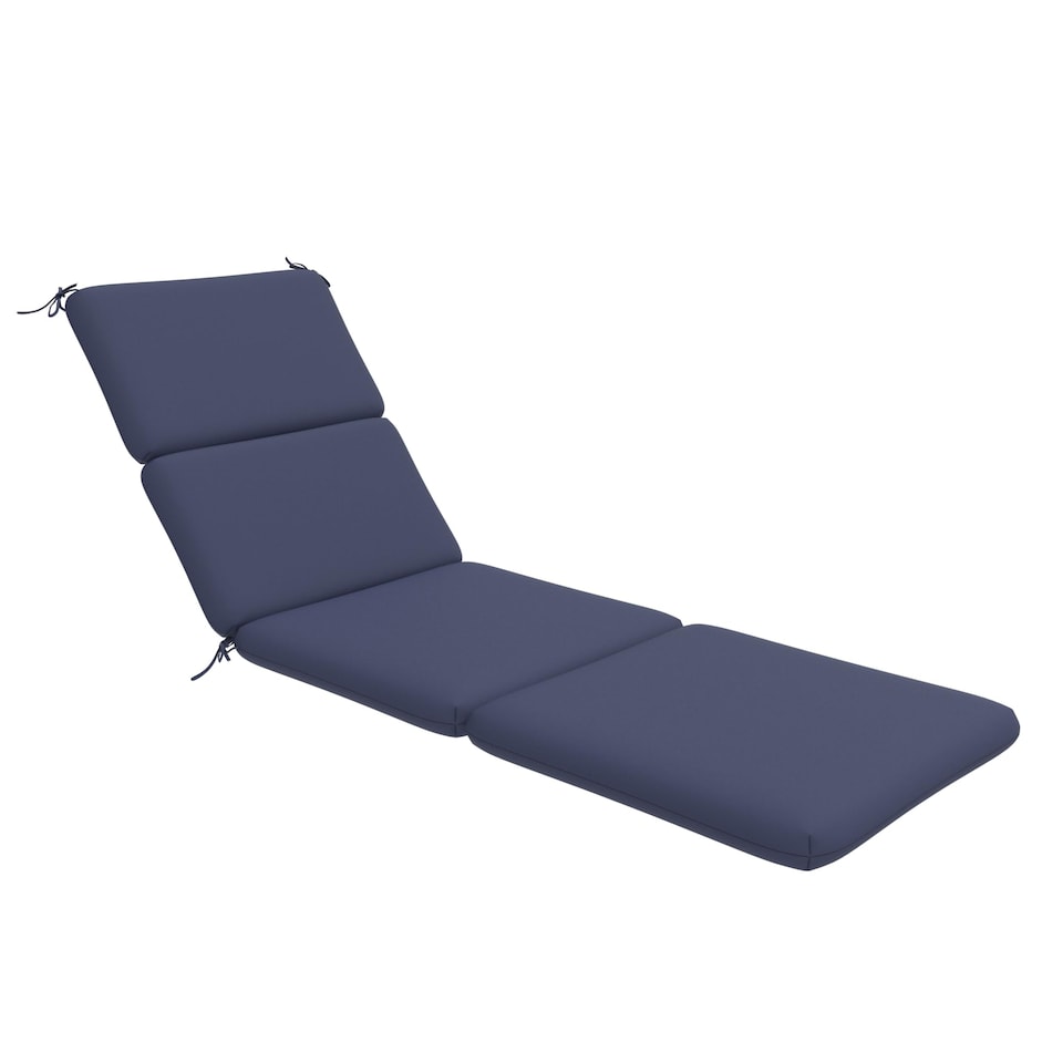 image 1 of Cover Rite Comfortable Rectangle Lounge Chair Cushion Pack of 1, back cushion 22.5 in W x 28 in H x 3 in D, Navy Blue